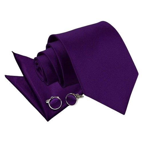 Men plain tie - men's, square